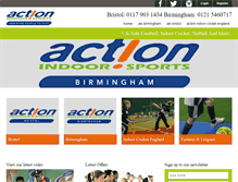 Tablet Screenshot of actionsportuk.co.uk